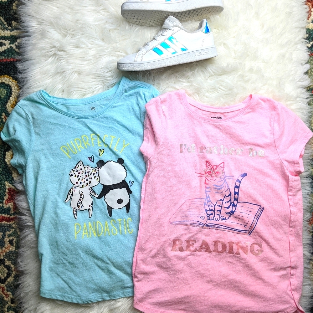 Bundle of Girls Short Sleeve T-Shirts